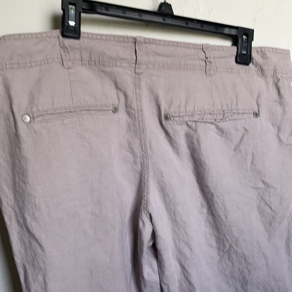 MOSSIMO linen light grey pants size 14 - Picture 5 of 6